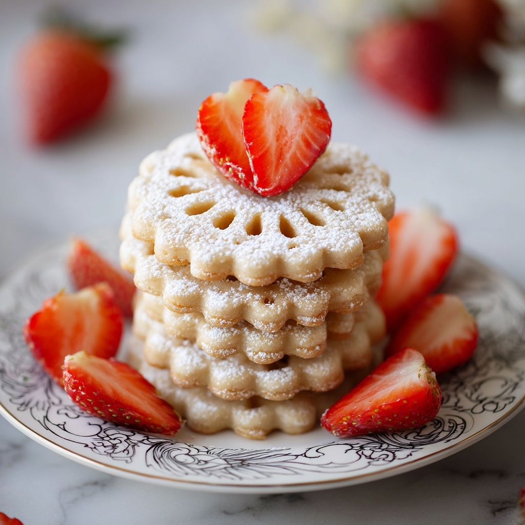 Strawberry Shortbread Cookies Recipe - Recipe Image