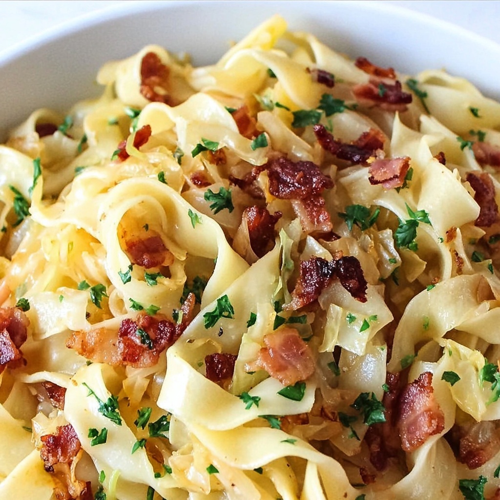 Haluski (Fried Cabbage and Noodles) Recipe - Recipe Image