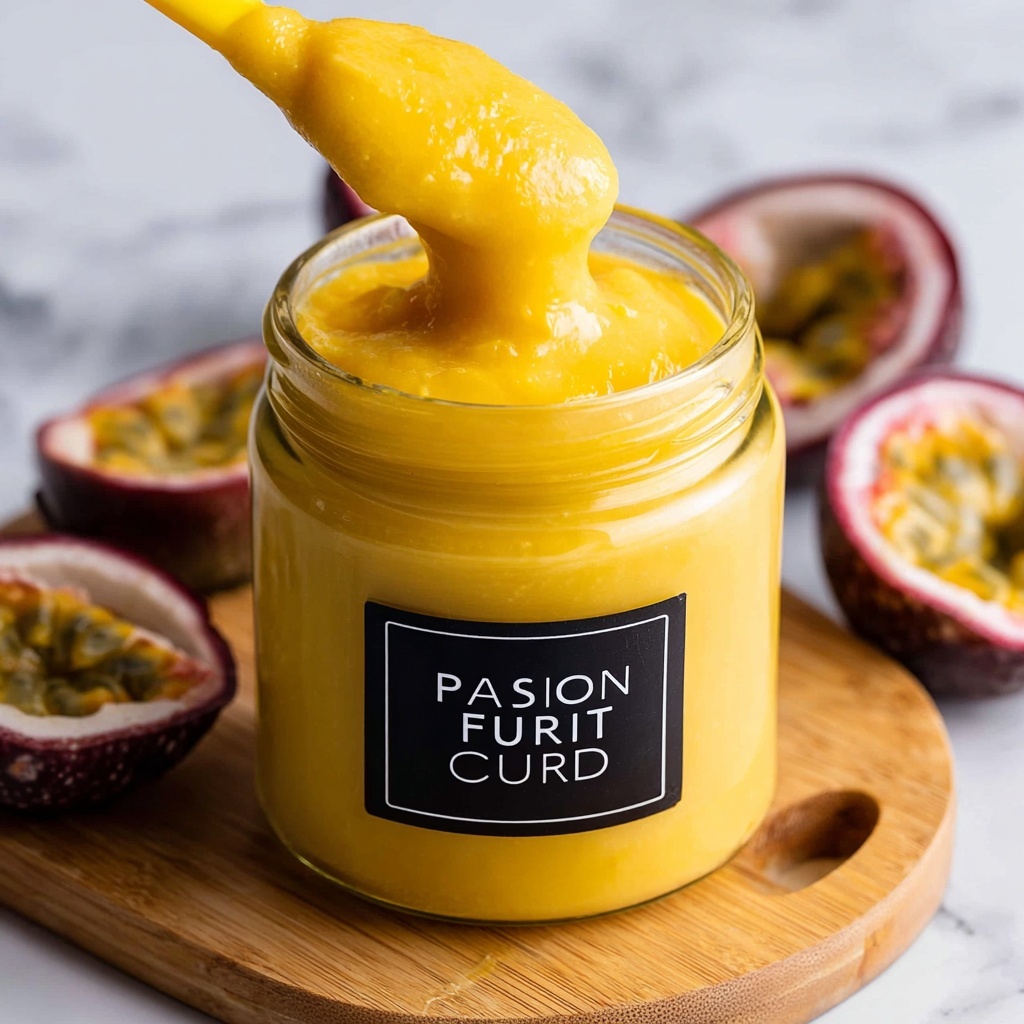 Eggless Passion Fruit Curd Recipe - Recipe Image
