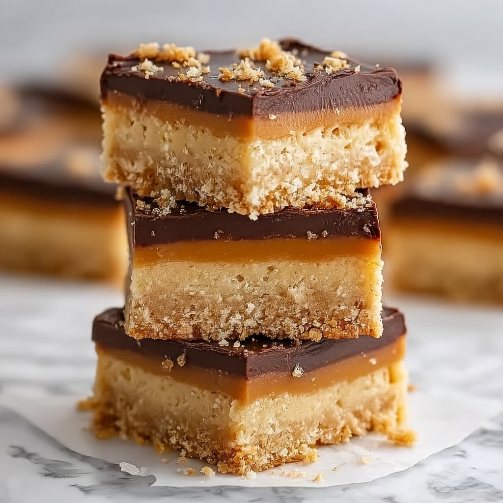 No Bake Millionaire Shortbread Bars Recipe - Recipe Image