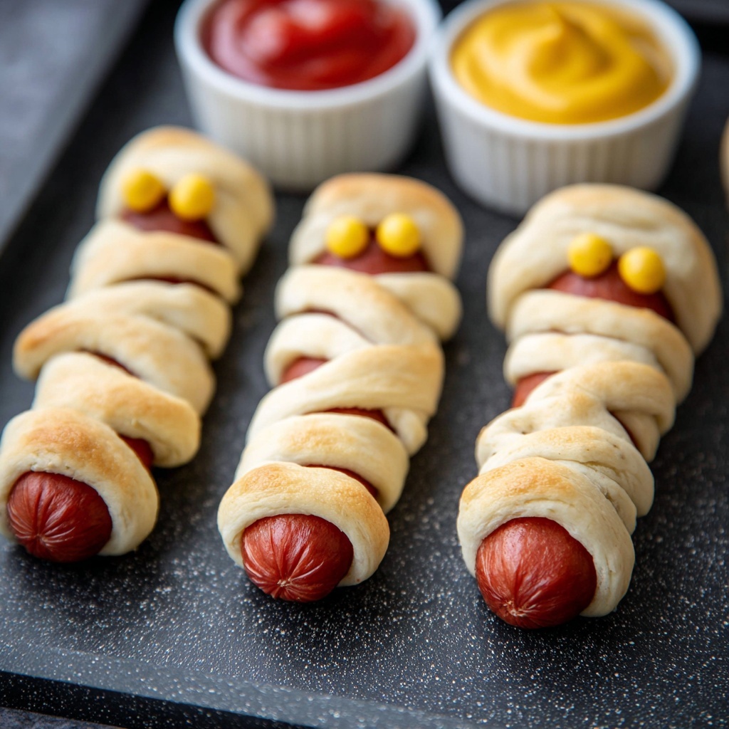 Mummy Hot Dogs Recipe - Recipe Image