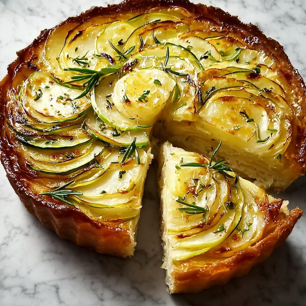 Mouthwatering Zucchini Onion Pie for Easy Meal Prep Recipe - Recipe Image