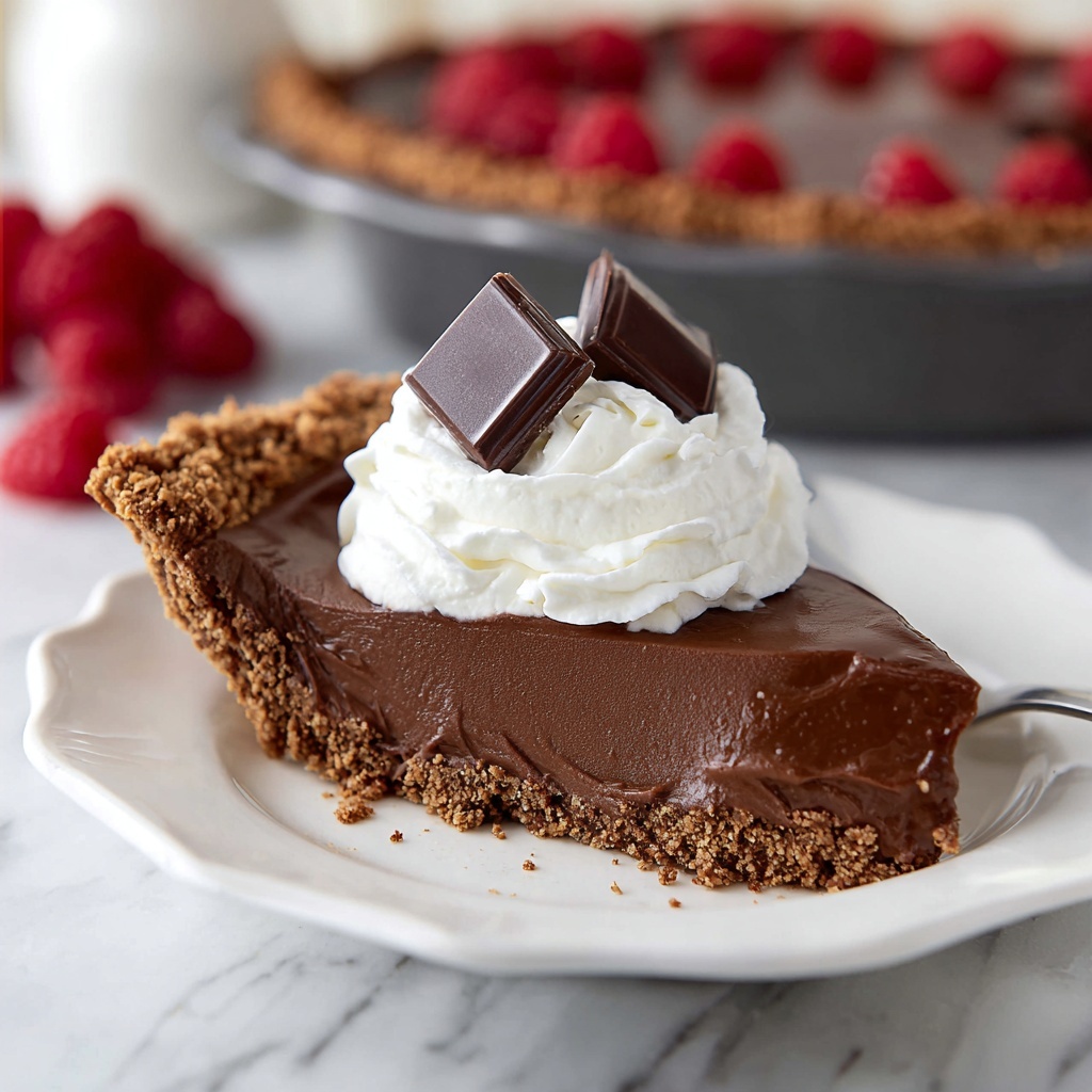 Keto Chocolate Pie Recipe - Recipe Image