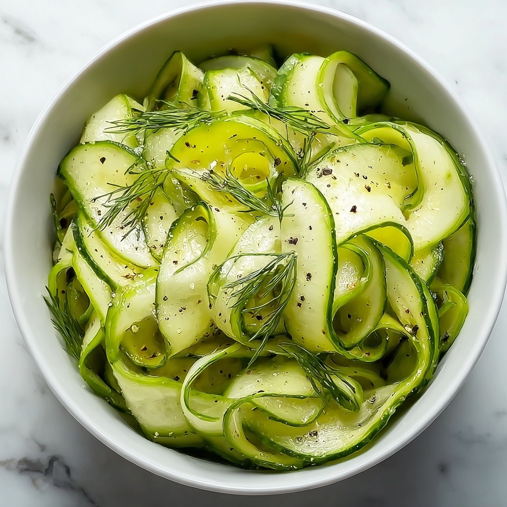 Crisp Fennel Cucumber Salad for a Refreshing Summer Feast Recipe - Recipe Image