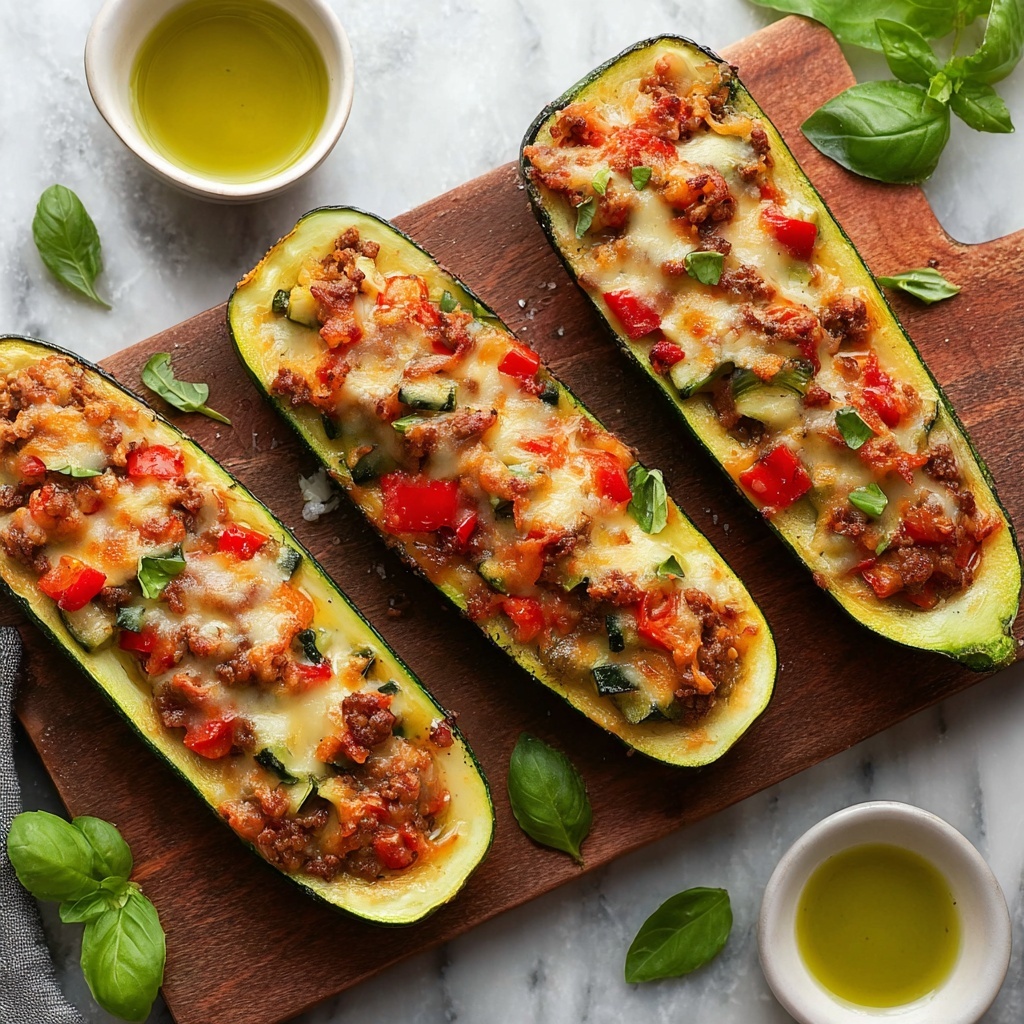 Mediterranean Stuffed Zucchini Recipe - Recipe Image