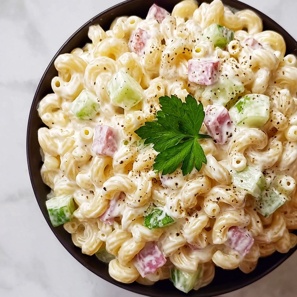 Mom's Signature Macaroni Salad: A Creamy BBQ Must-Have Recipe - Recipe Image