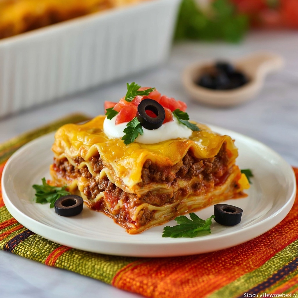 Beef Enchilada Lasagna Rolls Recipe - Recipe Image