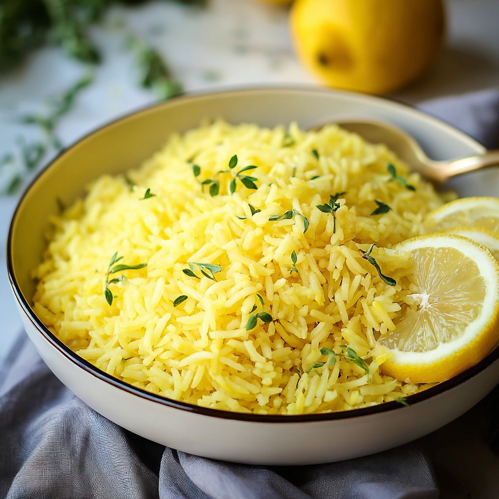 Easy and Delicious Lemon Rice Recipe - Recipe Image