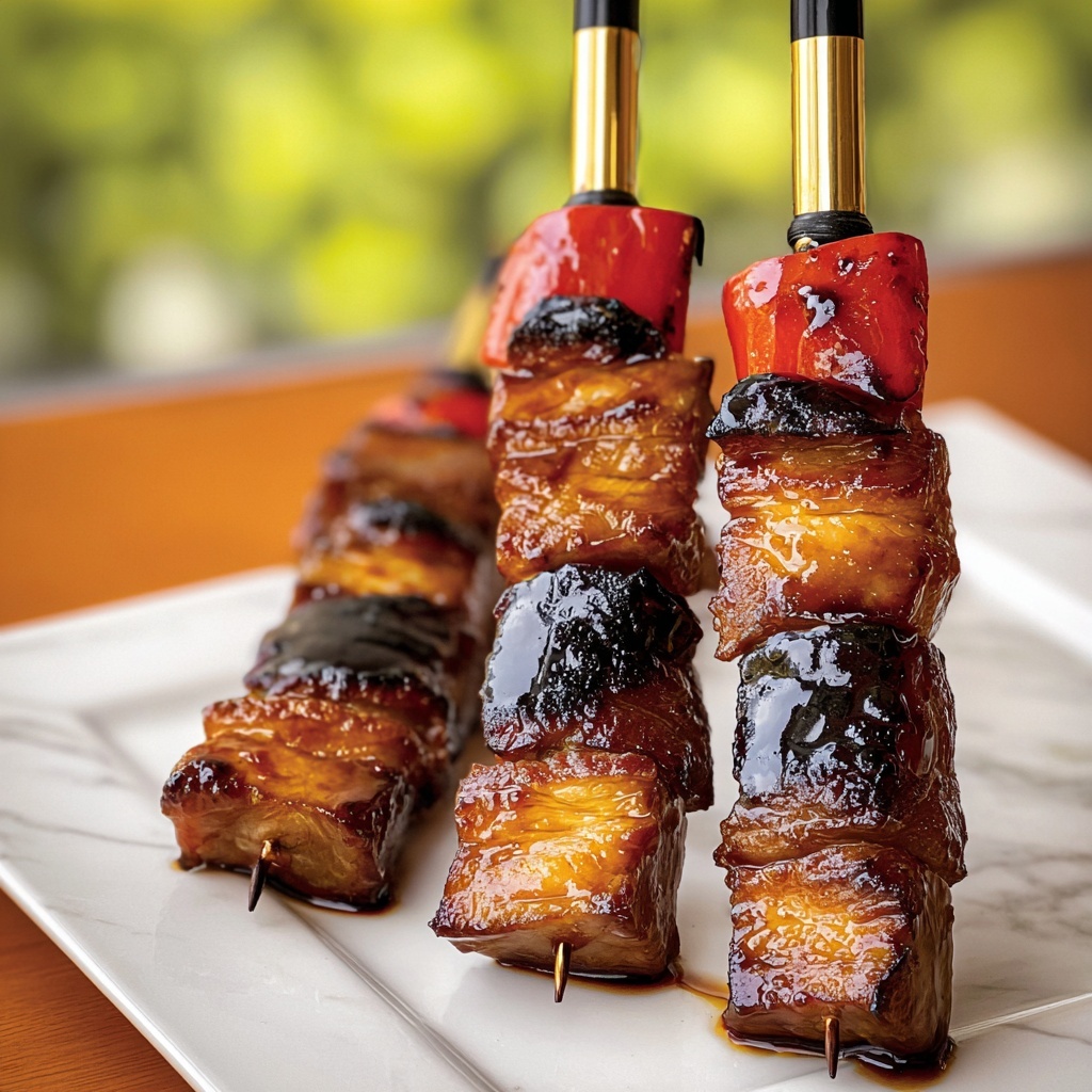 Tropical Hawaiian Chicken Skewers Recipe - Recipe Image