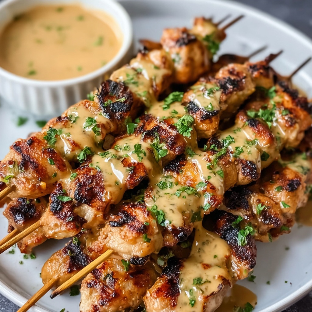 Bang Bang Chicken Skewers in the Air Fryer with Spicy Mayo Sauce Recipe - Recipe Image