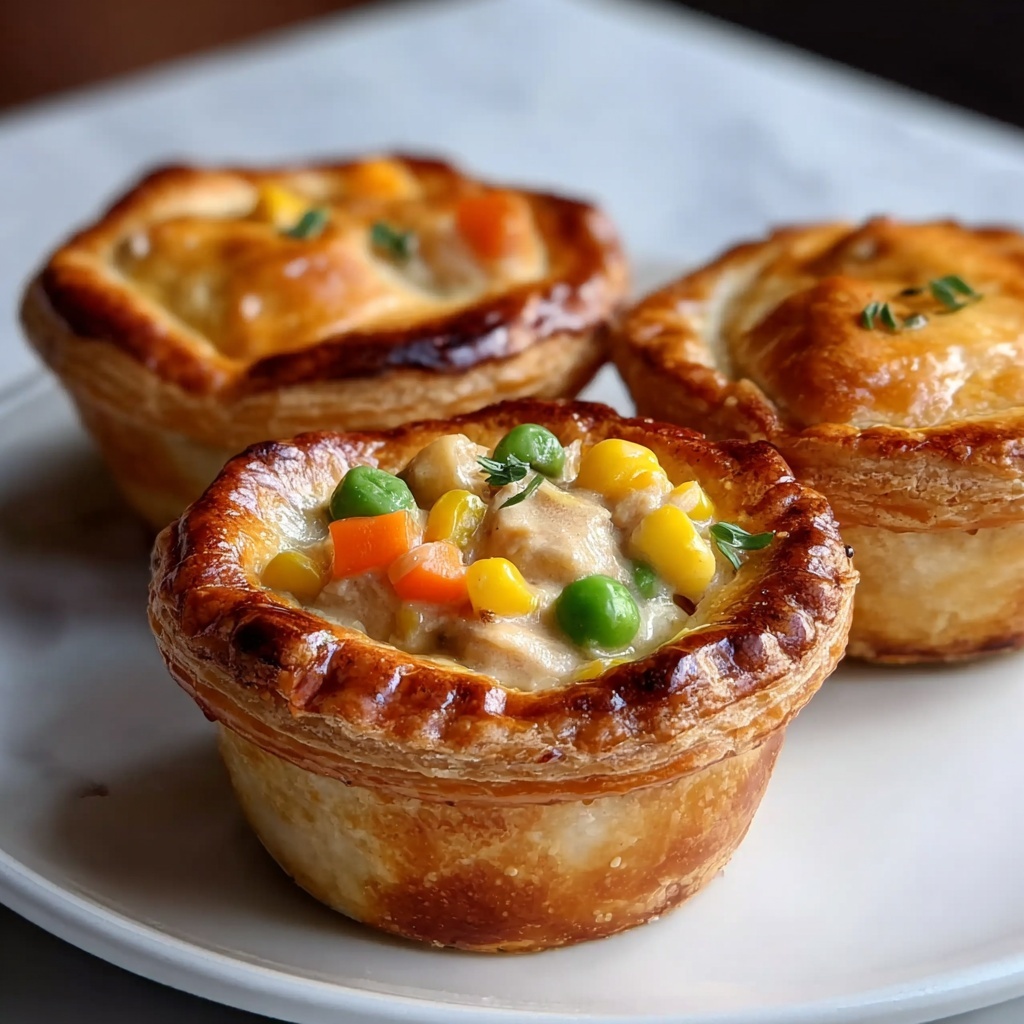 Mini Chicken Pot Pies: Easy Recipe for Cozy Comfort Recipe - Recipe Image