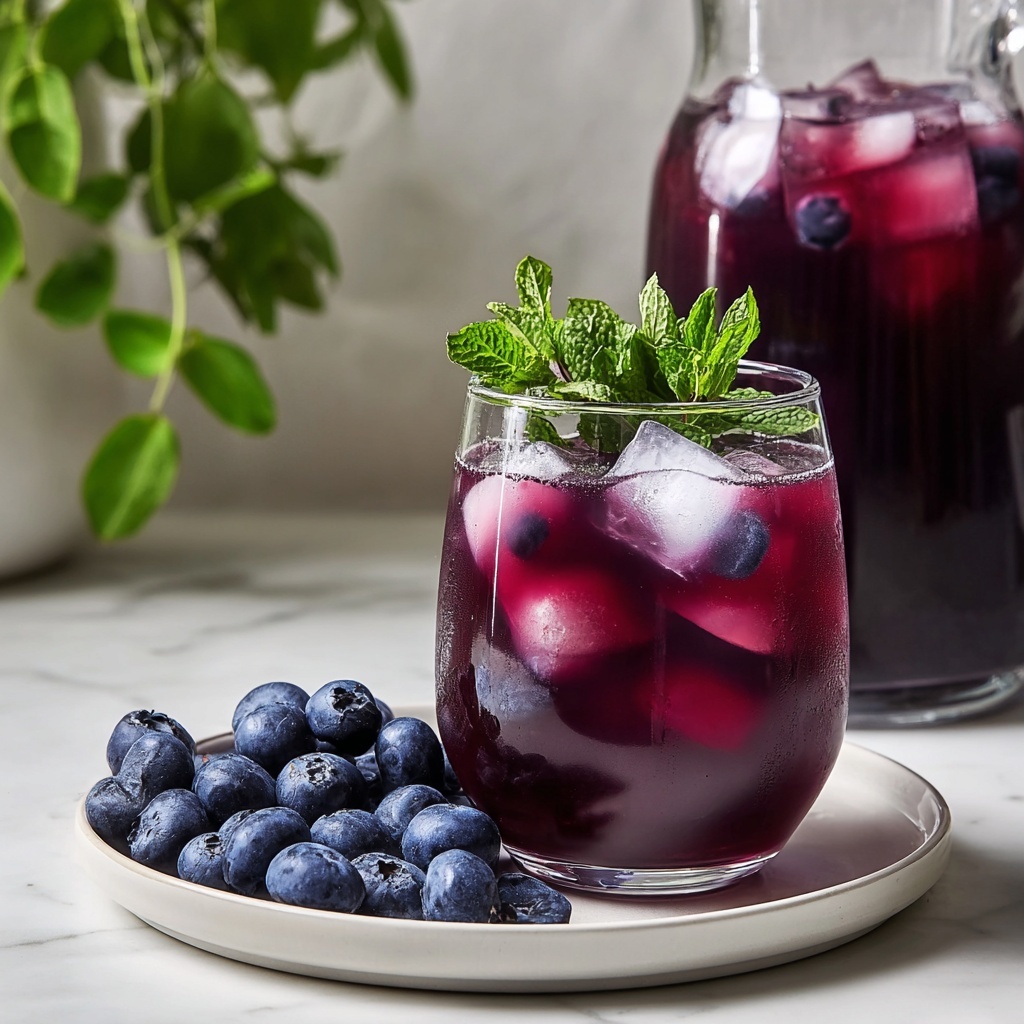 Blueberry Iced Tea Recipe - Recipe Image