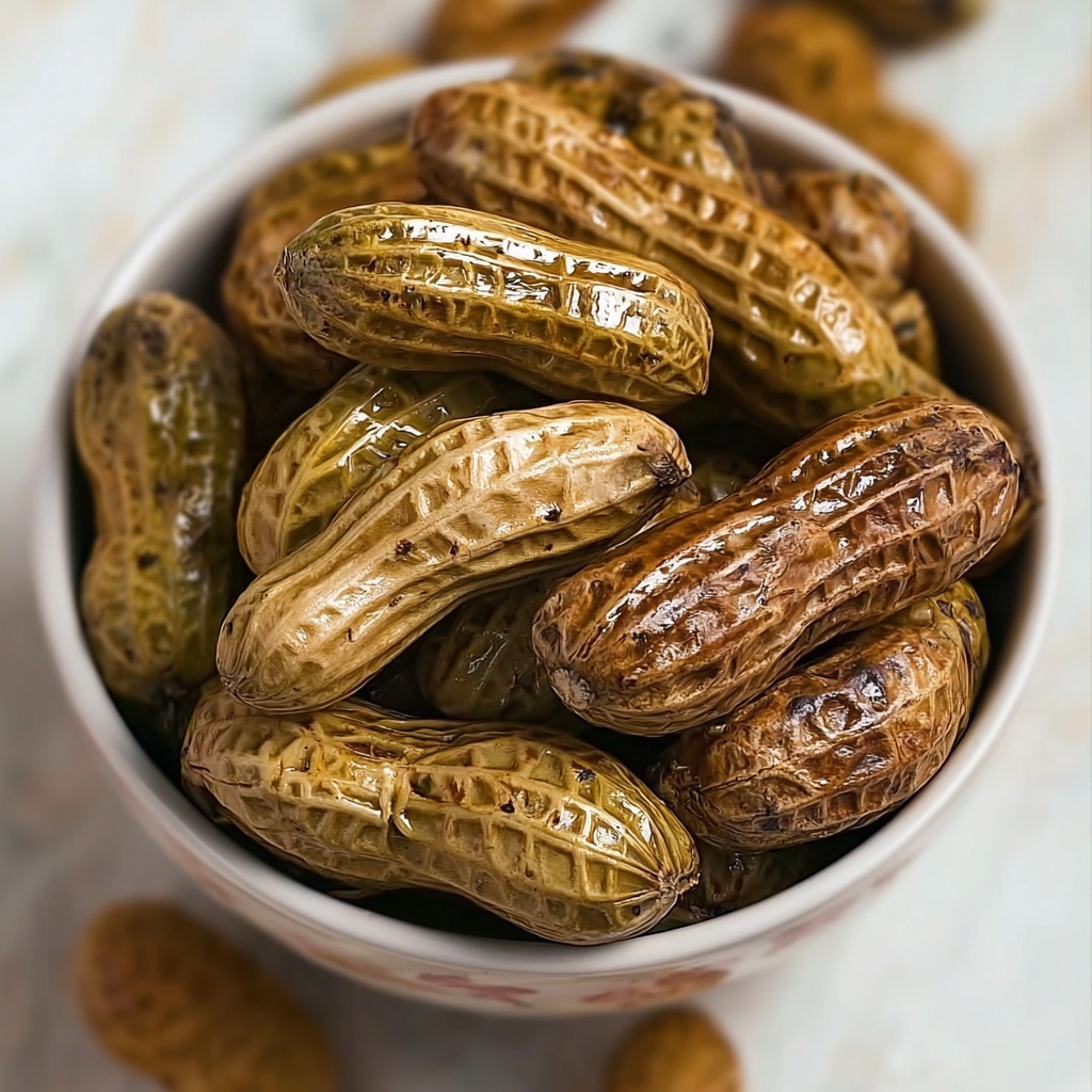 Dill Pickle Boiled Peanuts Recipe - Recipe Image