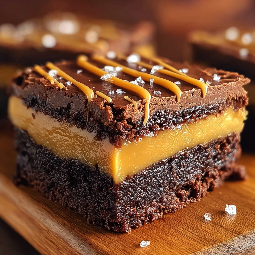 Caramel Swirl Brownies Recipe - Recipe Image