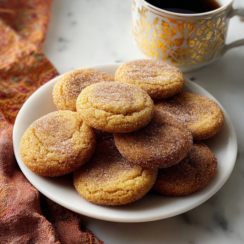 Brown Butter Pumpkin Snickerdoodle Cookies Recipe - Recipe Image