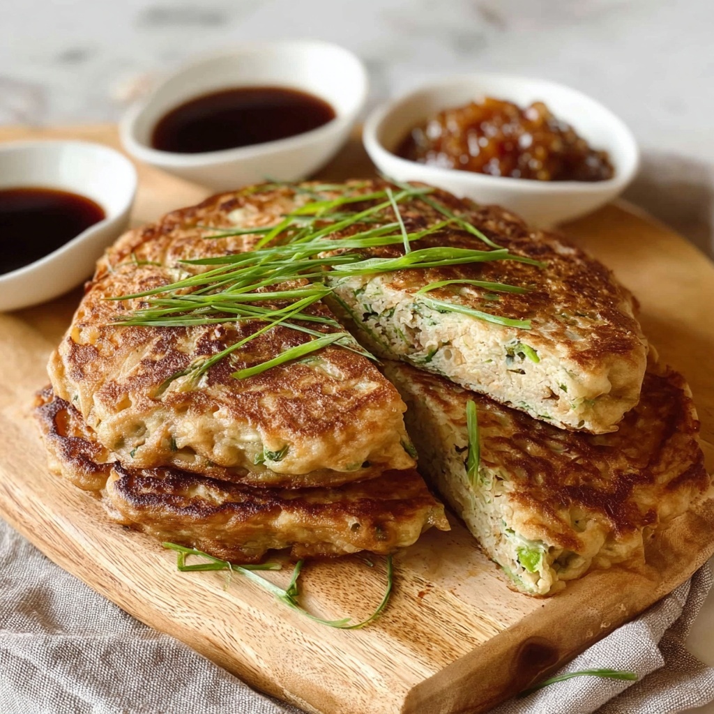 Shanghai Soy-Garlic Noodle Pancakes Recipe - Recipe Image