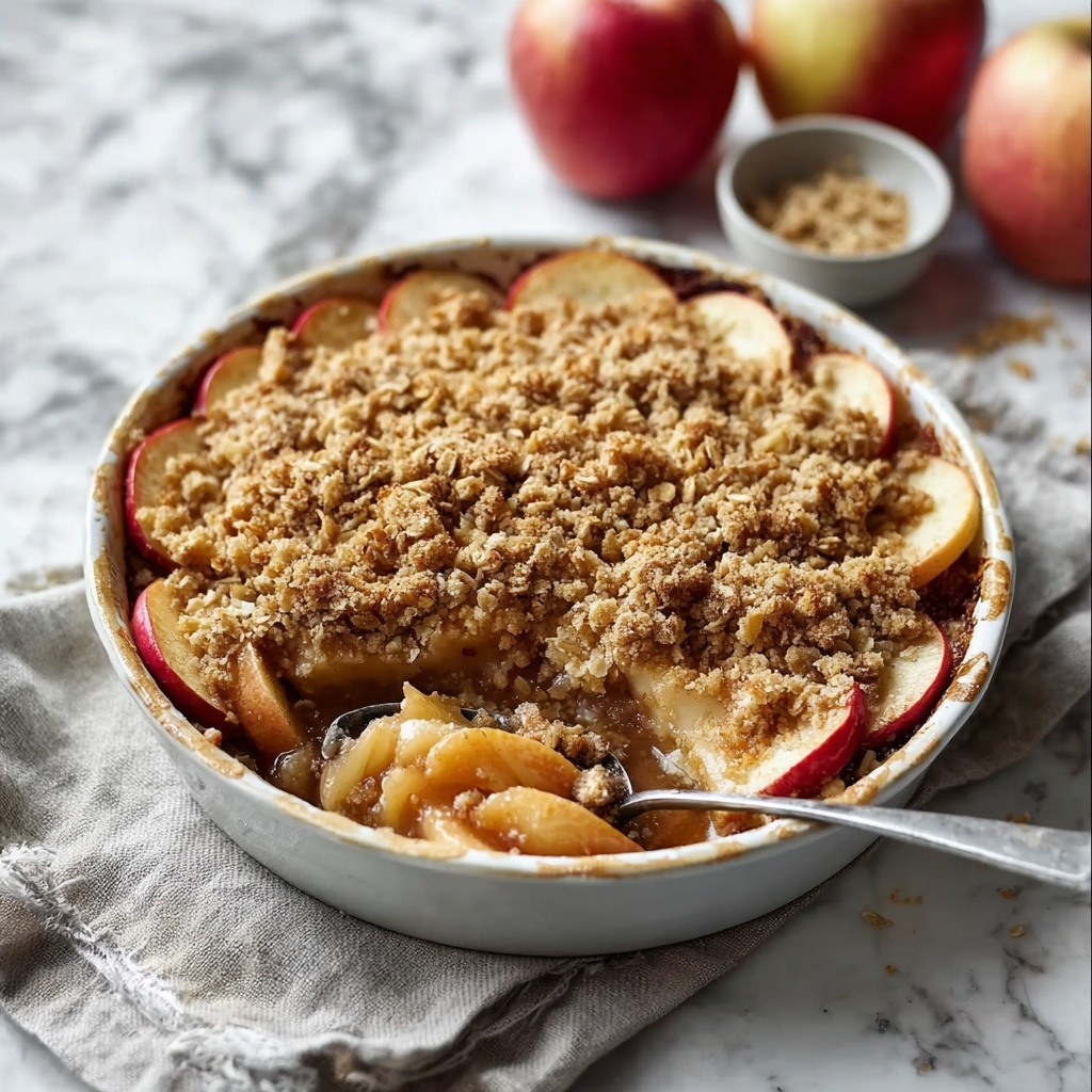 Healthy Breakfast Apple Crumble Recipe - Recipe Image