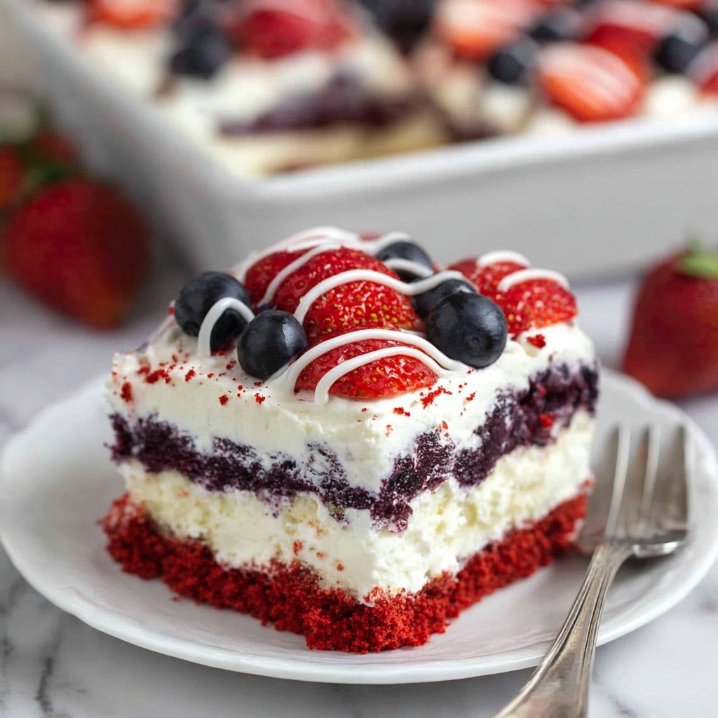No Bake Summer Berry Lasagna Recipe - Recipe Image