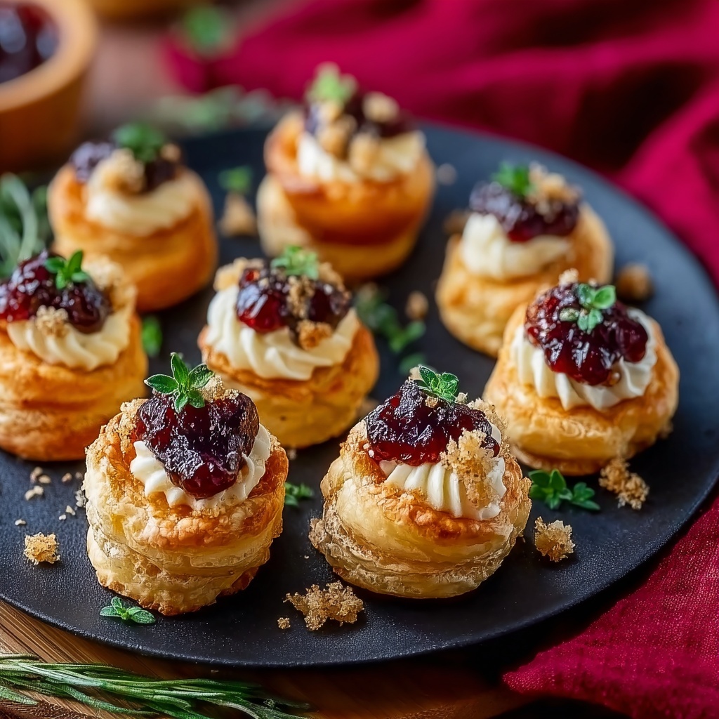 Cranberry Brie Bites Recipe - Recipe Image