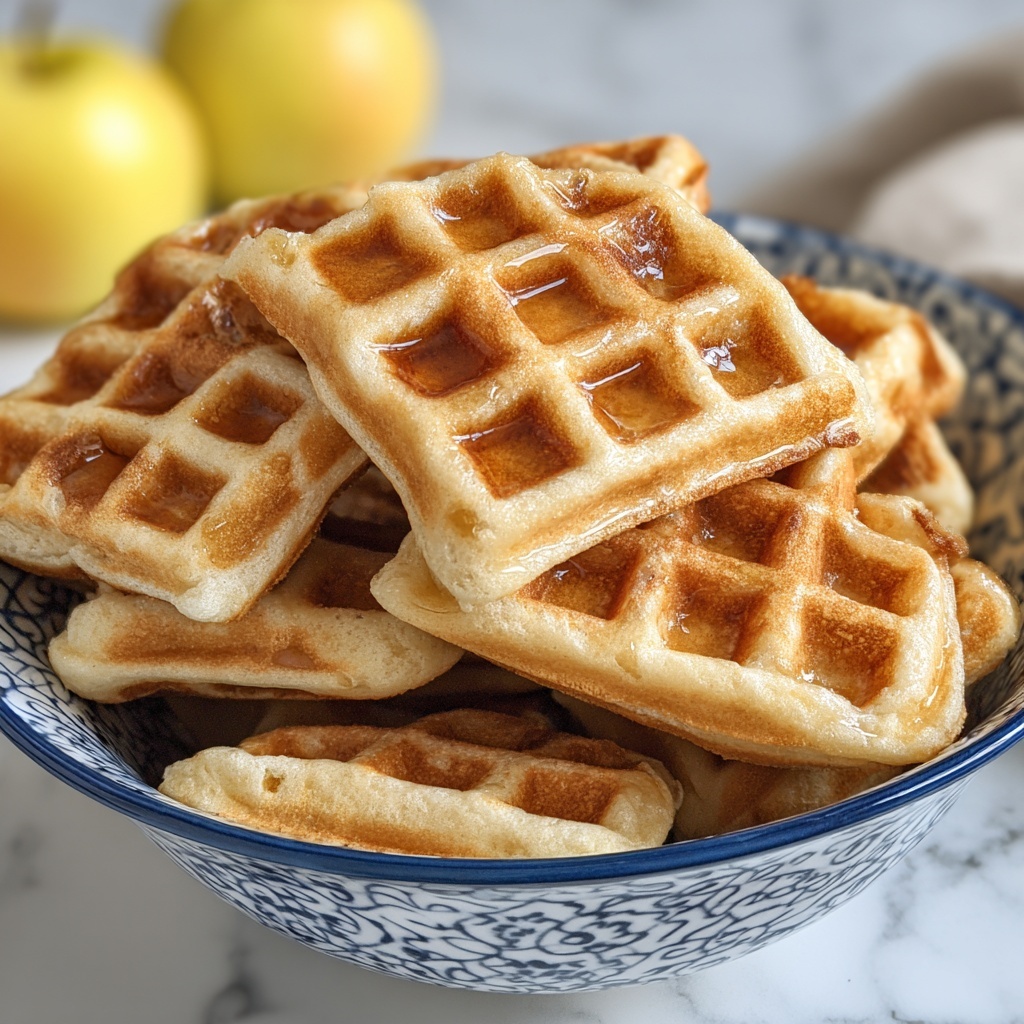 Applesauce Waffles for Baby-Led Weaning Recipe - Recipe Image