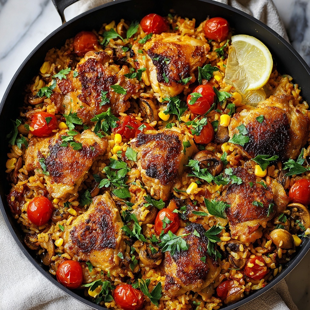 Greek Chicken and Lemon Rice Recipe - Recipe Image