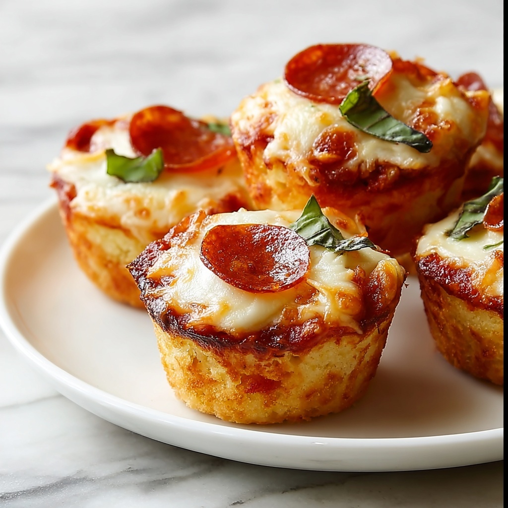 Deep Dish Pizza Cupcakes Recipe - Recipe Image