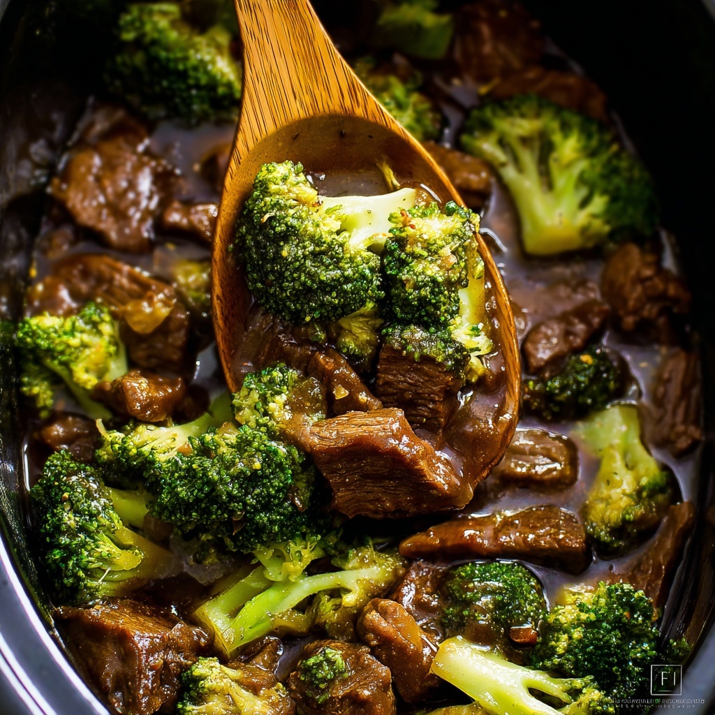Crock Pot Beef and Broccoli Recipe - Recipe Image