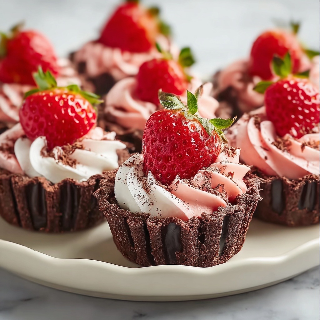 Chocolate Cheesecake Stuffed Strawberries Recipe - Recipe Image