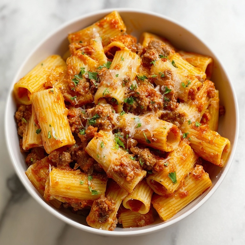 Creamy Rigatoni with Boursin Cheese Recipe - Recipe Image