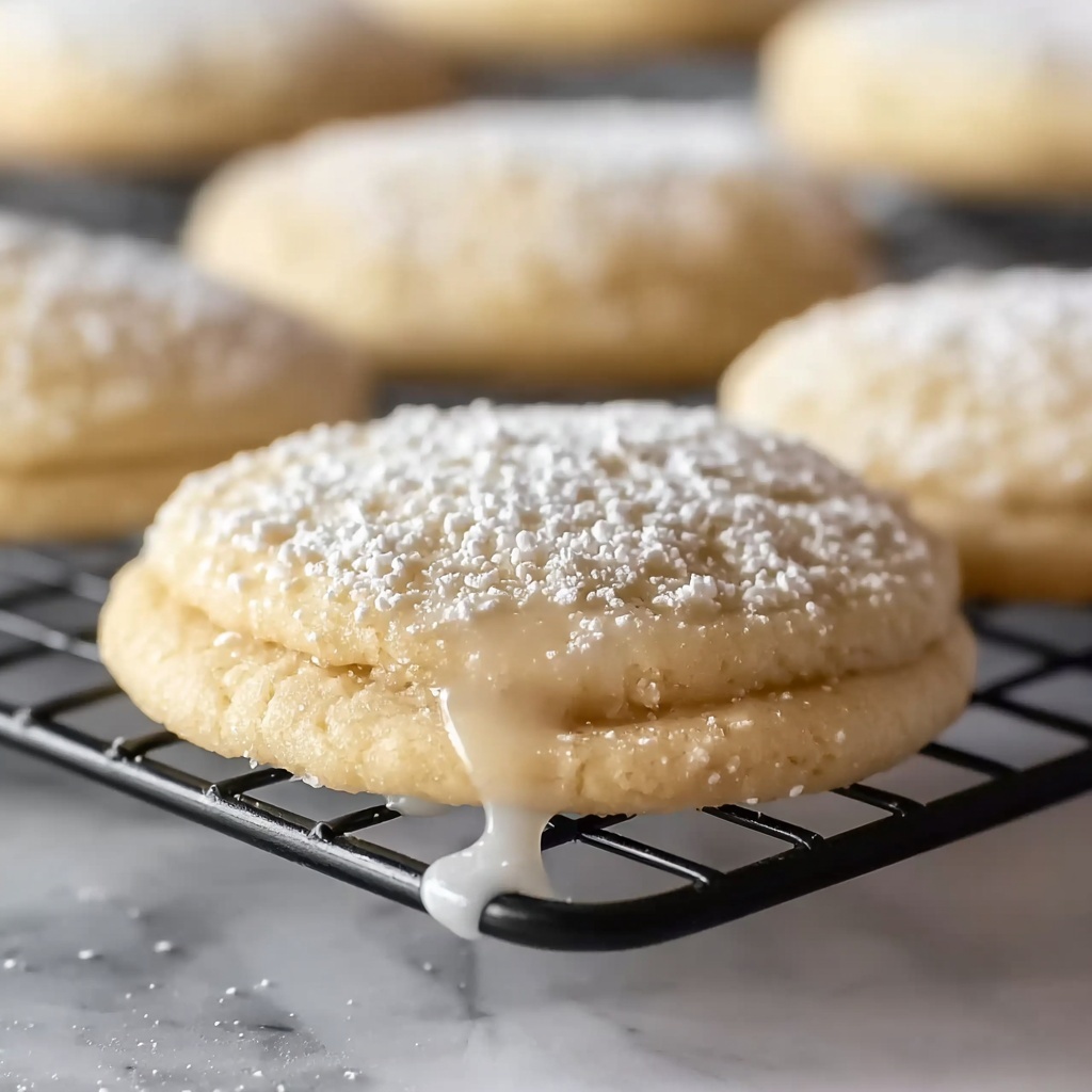 Kentucky Butter Cake Cookies with Bourbon Glaze Recipe - Recipe Image