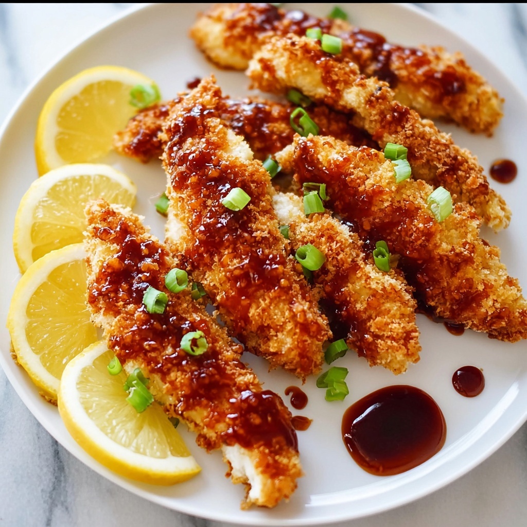 Asian Glazed Chicken Fingers Recipe - Recipe Image