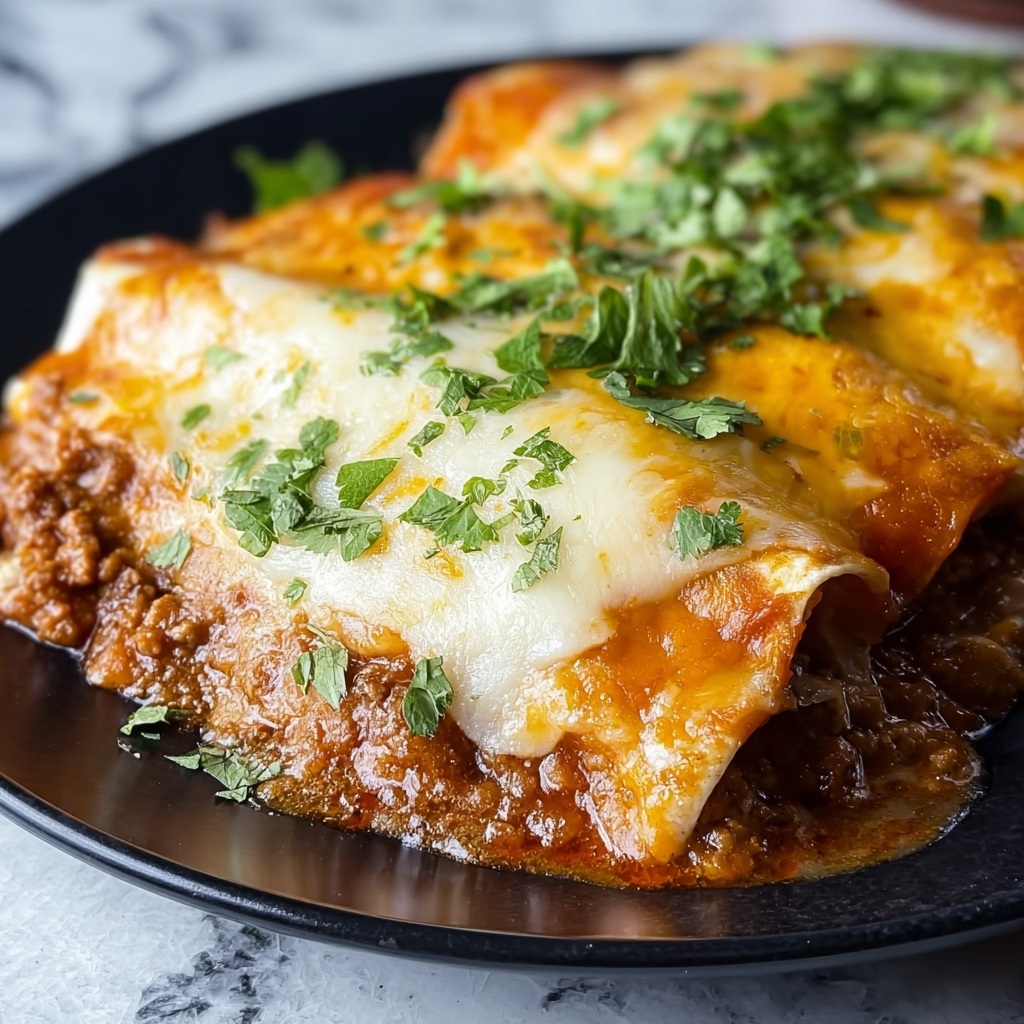 Ground Beef Enchiladas Recipe - Recipe Image