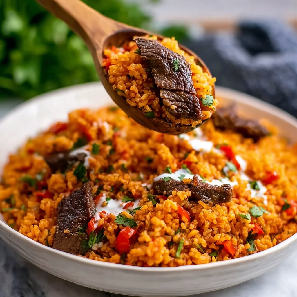 Steak and Queso Basmati Rice Recipe - Recipe Image