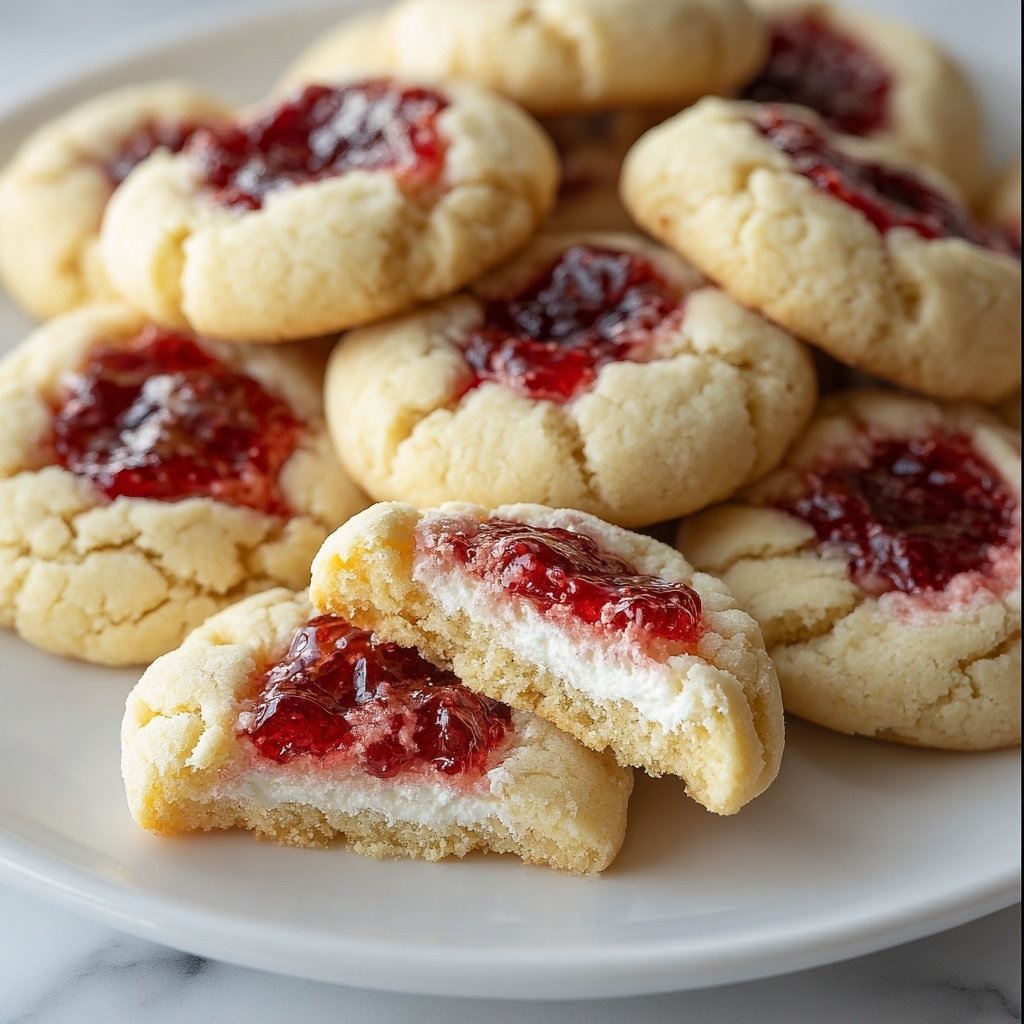 Strawberry Cheesecake Stuffed Cookies Recipe - Recipe Image