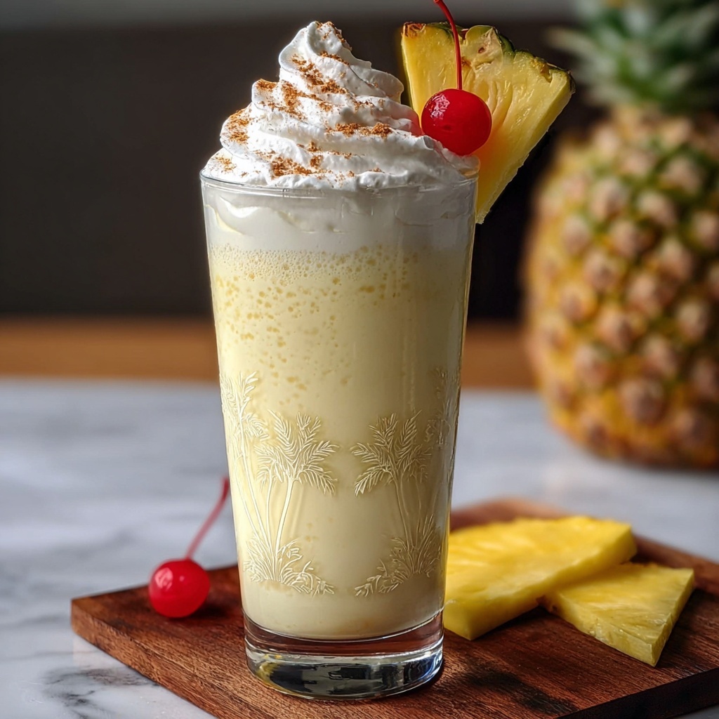 Pina Colada Milkshake: The Ultimate Tropical Treat Recipe - Recipe Image