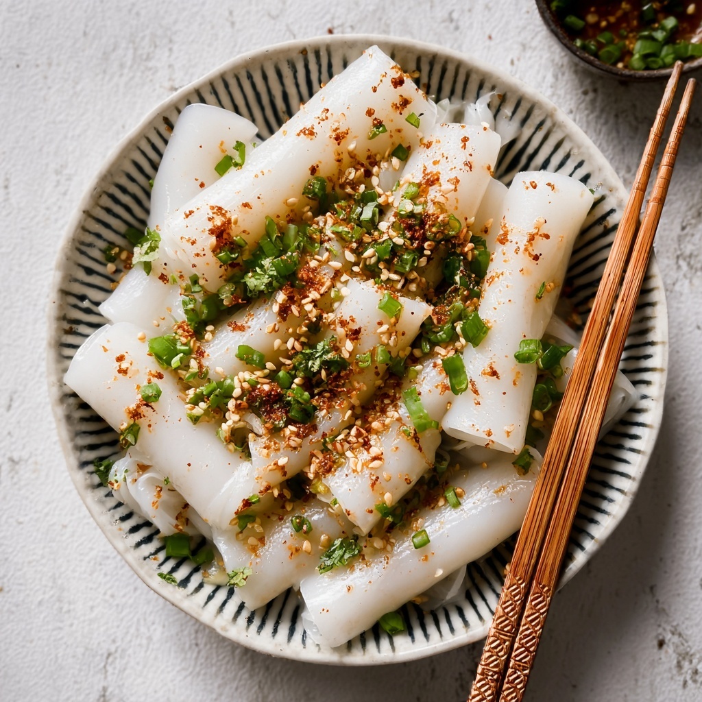 Rice Noodle Rolls (Cheung Fun) Recipe - Recipe Image