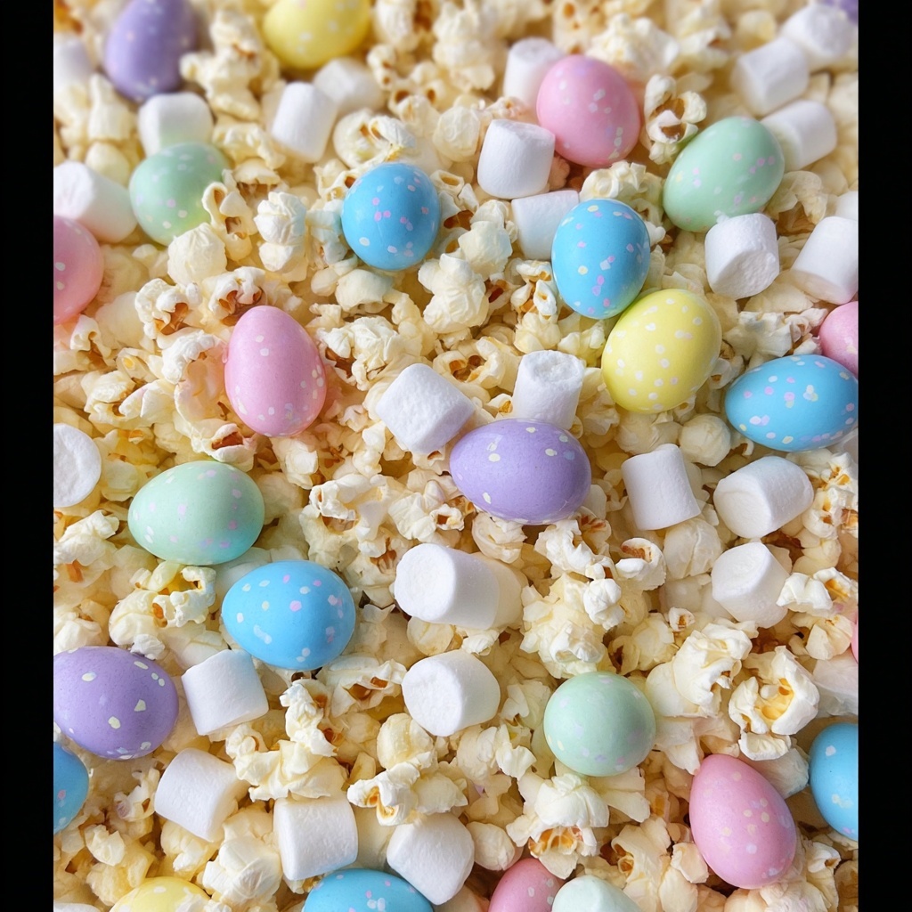 Easter Candy Popcorn Recipe - Recipe Image