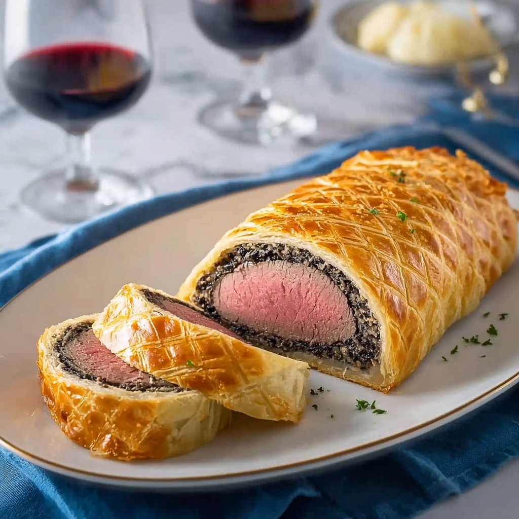 Beef Wellington with Mushroom and Foie Gras Recipe - Recipe Image