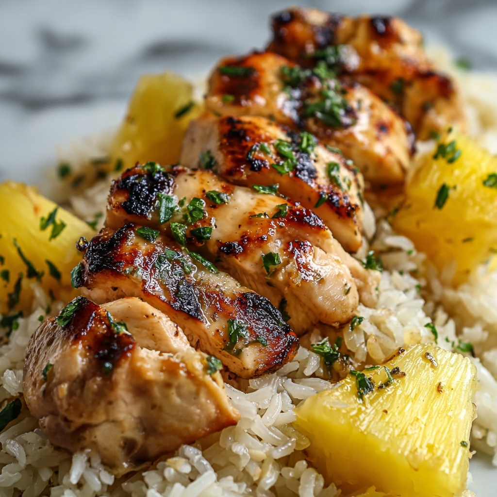 Pineapple Chicken and Rice Recipe - Recipe Image