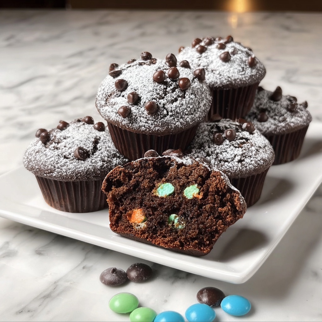 Chocolate Peppermint Muffins to Warm Your Heart This Winter Recipe - Recipe Image