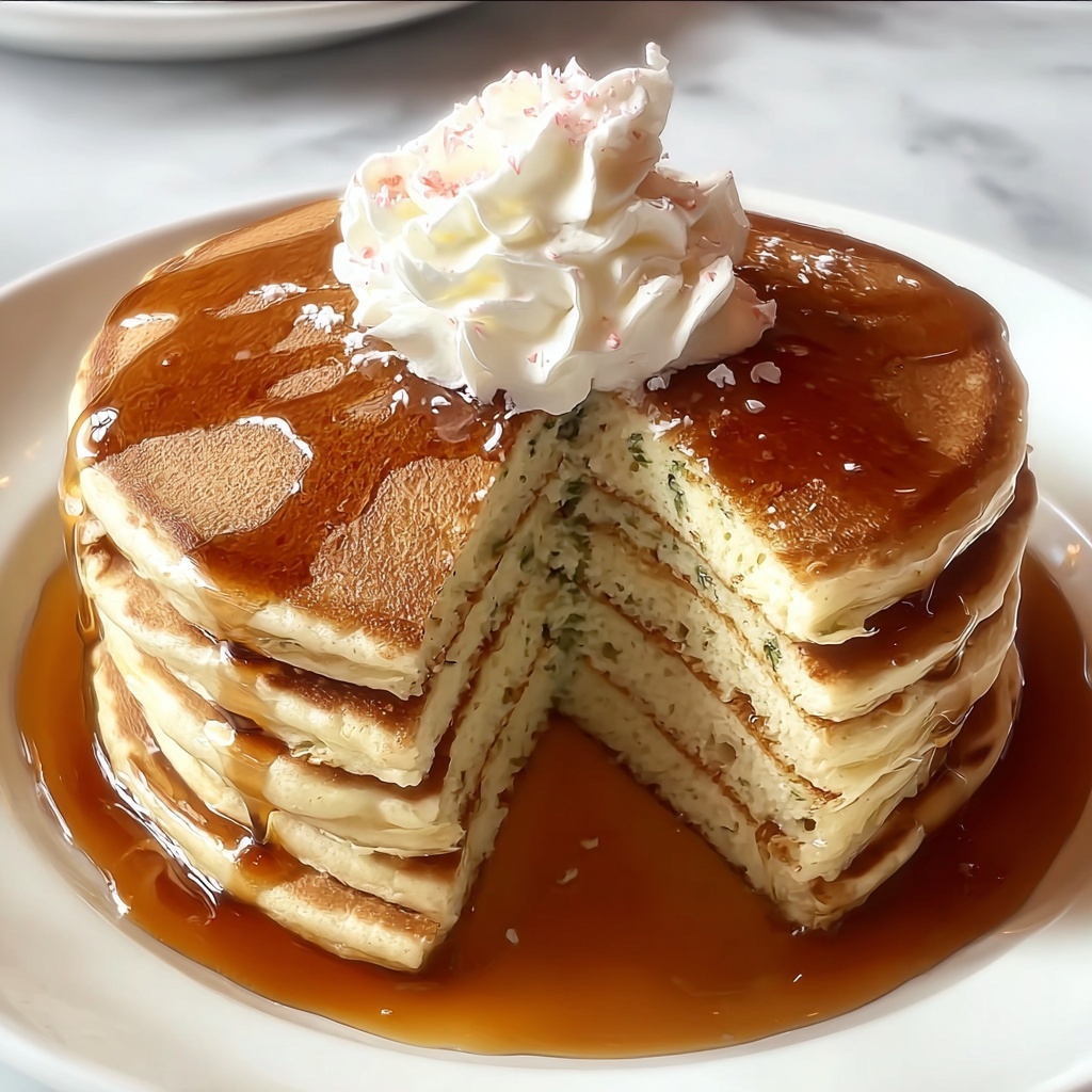 Peppermint Pancakes: 6 Steps to Blissful Breakfast Joy Recipe - Recipe Image