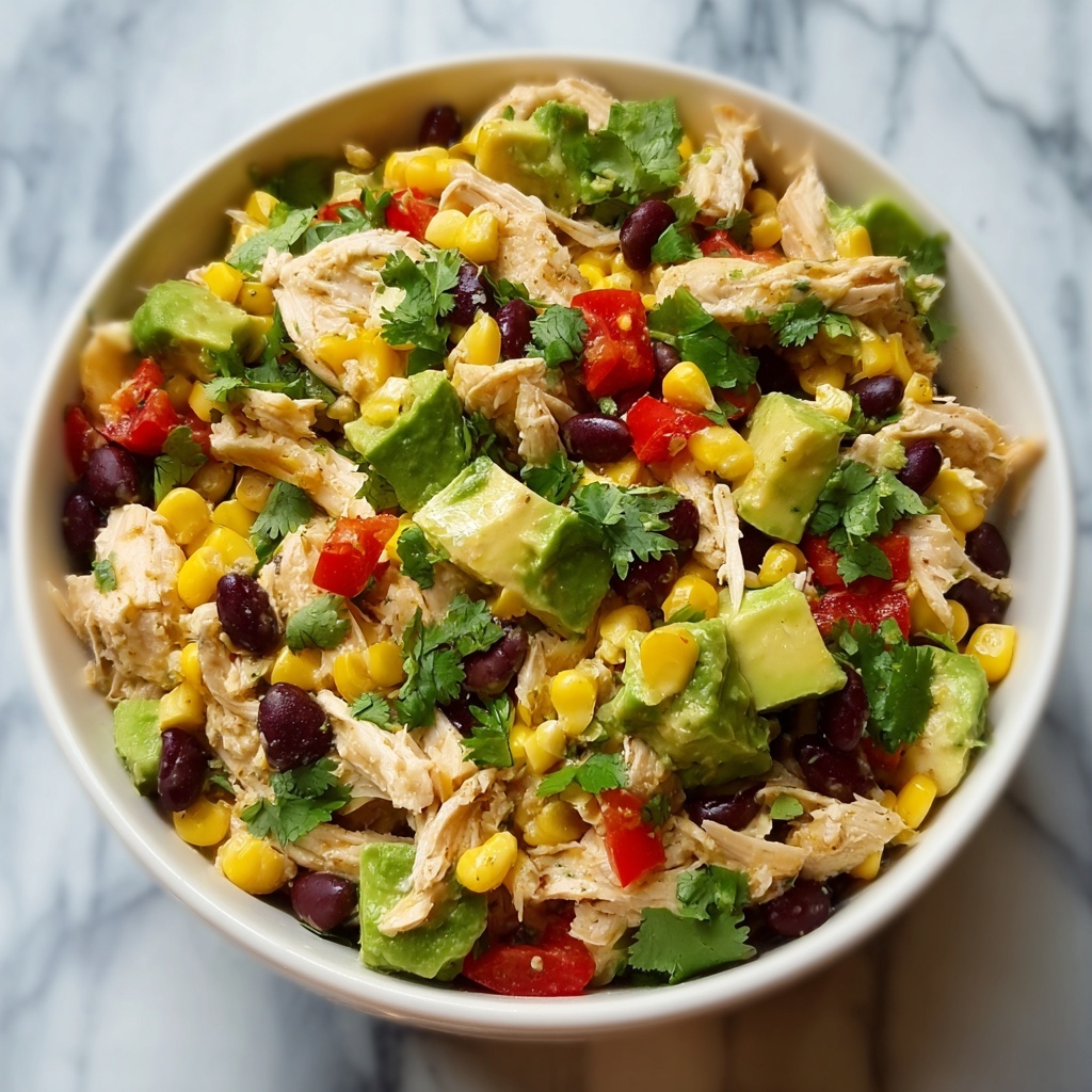 Healthy Southwest Chicken Salad Recipe - Recipe Image