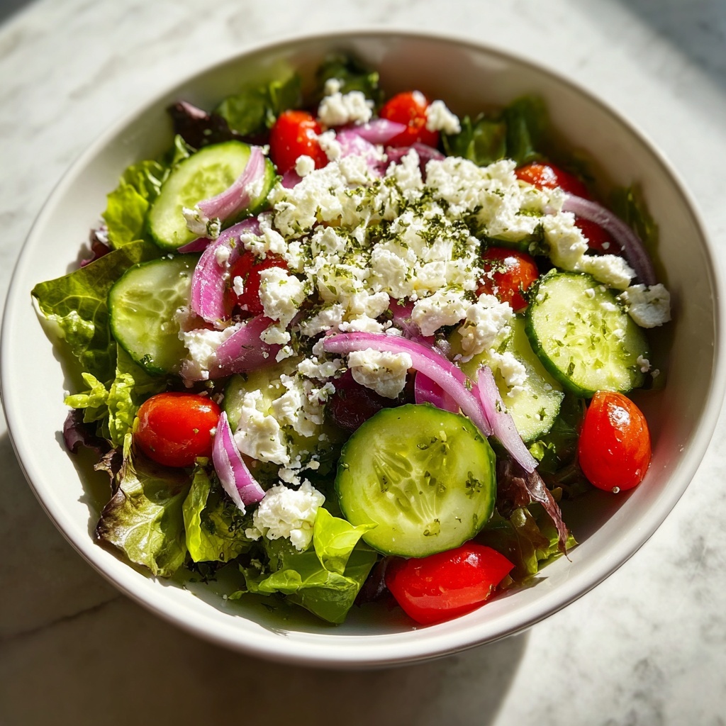 Summer Salad with Lemon Herb Vinaigrette Recipe - Recipe Image