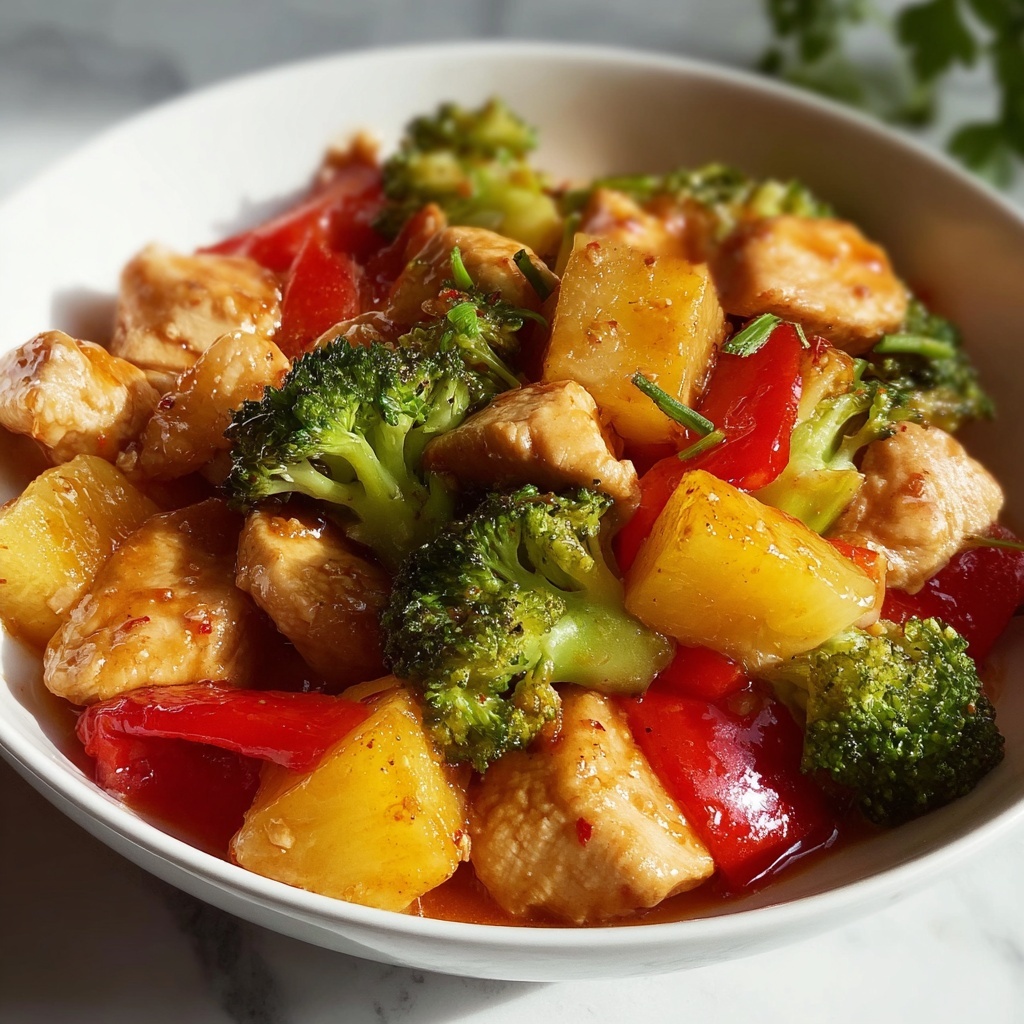 Healthy Pineapple Chicken Stir Fry: 5 Flavorful Secrets Recipe - Recipe Image