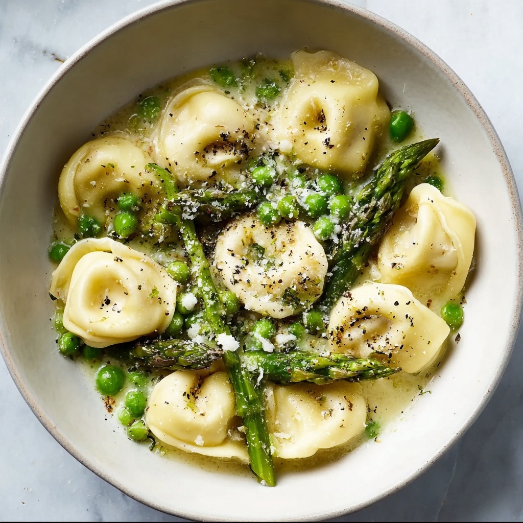 Delicious Ricotta Dumplings with Asparagus and Green Garlic Bliss Recipe - Recipe Image