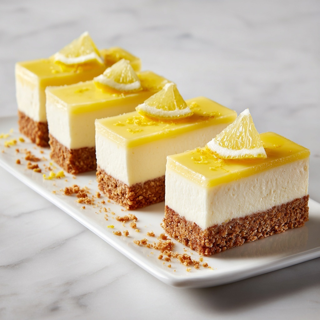 Easy Vegan Lemon Cheesecake (No-Bake) Recipe - Recipe Image