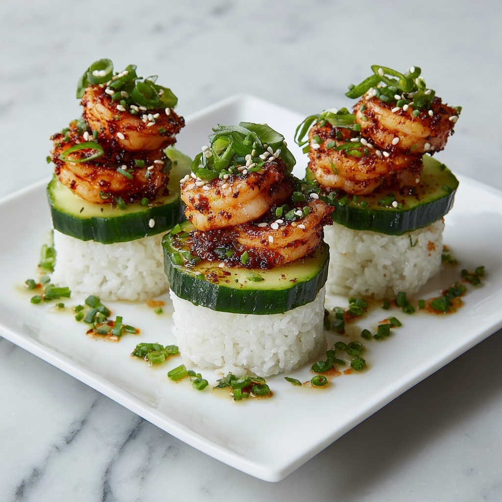 Spicy Shrimp Sushi Stacks: Bold Flavors in Every Layer Recipe - Recipe Image