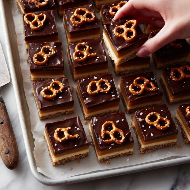 Chocolate Caramel Pretzel Bars Recipe
