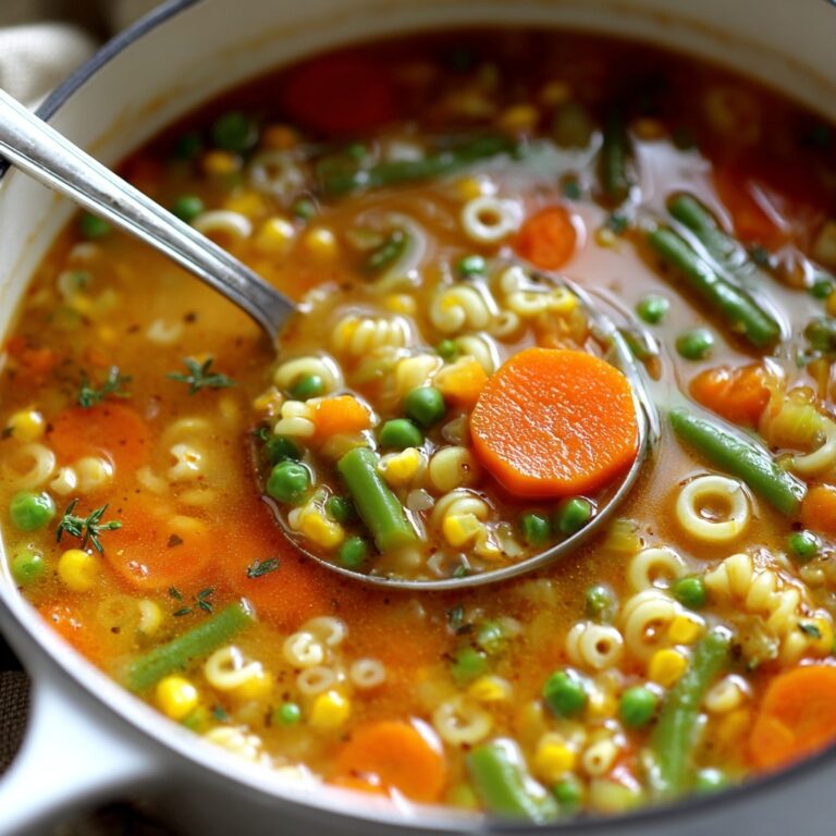 Hearty Vegetable Soup with Fresh Herbs Recipe