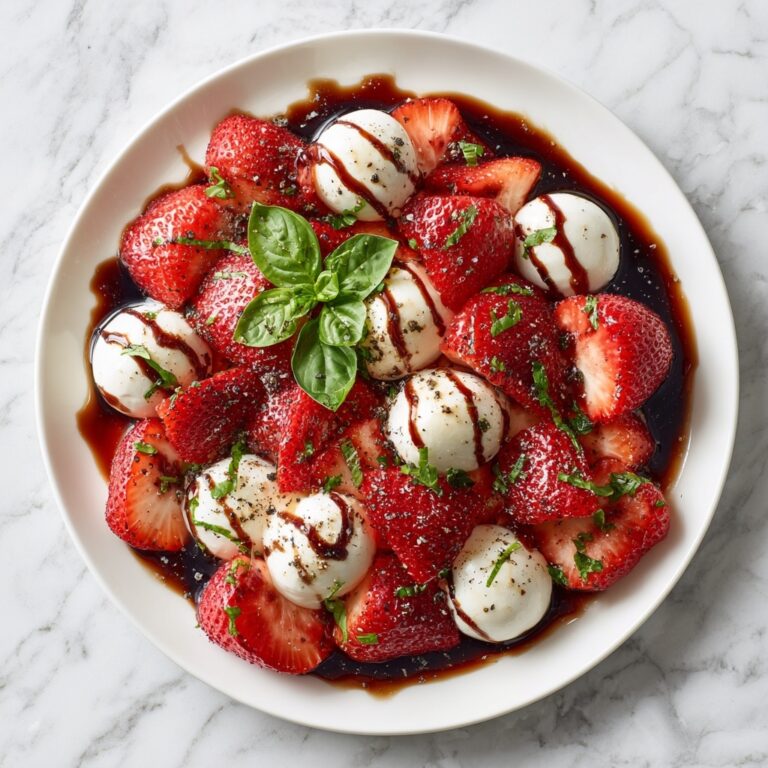 Balsamic Strawberry Caprese: A Fresh and Easy Delight Recipe